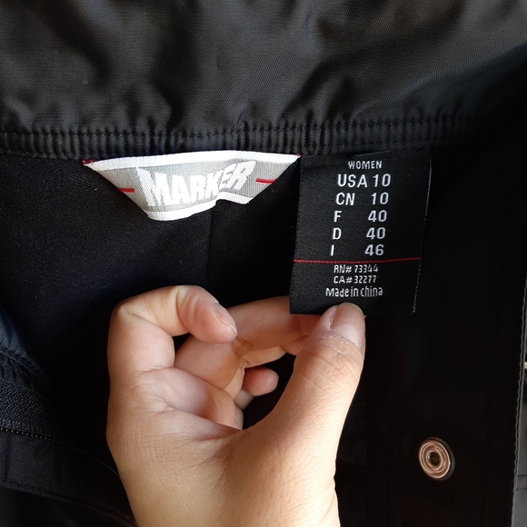 MARKER Snow Ski Woman Insulated Pants Size 10 - Picture 14 of 16